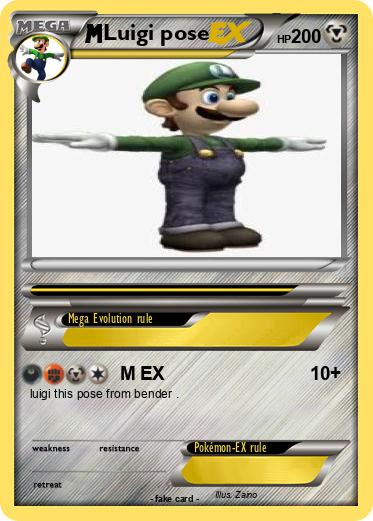 Pokemon Luigi pose