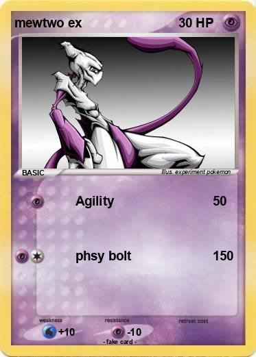 Pokemon mewtwo ex