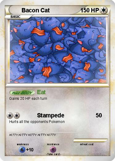 Pokemon Bacon Cat