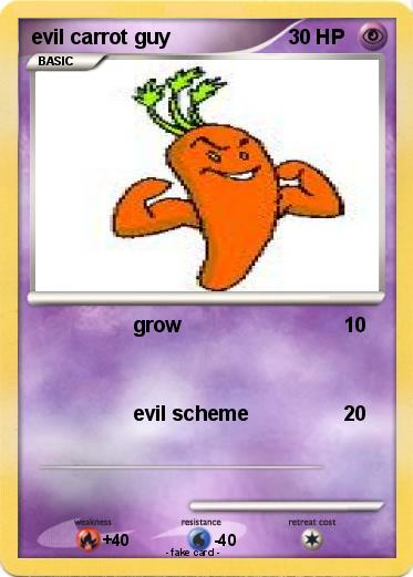 Pokemon evil carrot guy
