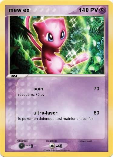 Pokemon mew ex 