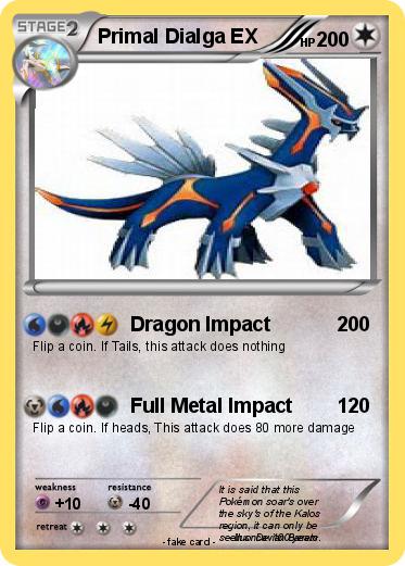 Pokemon Primal Dialga EX
