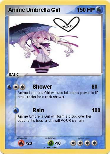 Pokemon Anime Umbrella Girl
