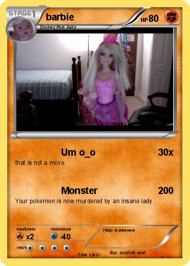 Pokemon barbie