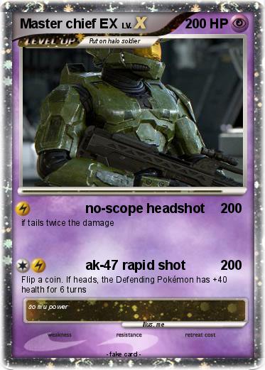 Pokemon Master chief EX