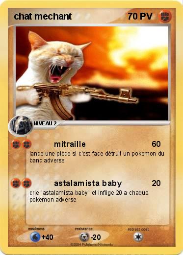 Pokemon chat mechant