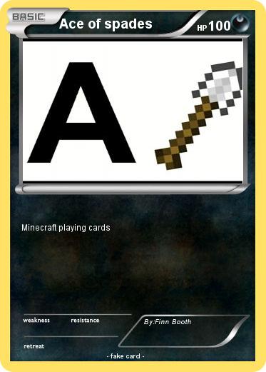 Pokemon Ace of spades