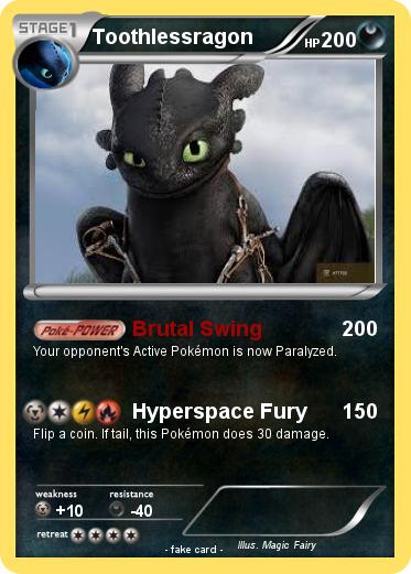 Pokemon Toothlessragon