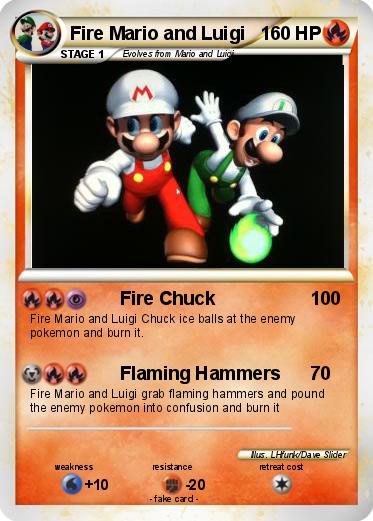 Pokemon Fire Mario and Luigi
