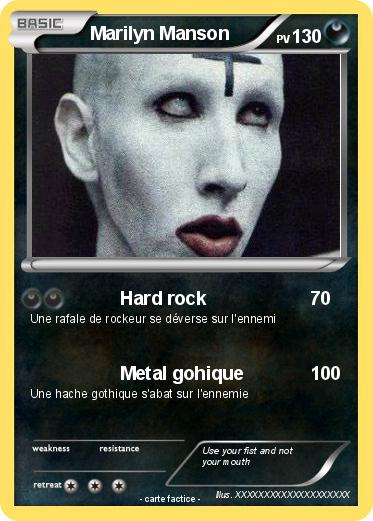 Pokemon Marilyn Manson