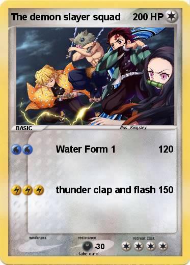 Pokemon The demon slayer squad