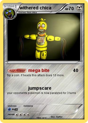 Pokemon withered chica