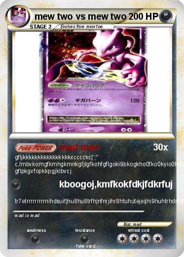 Pokemon mew two vs mew two