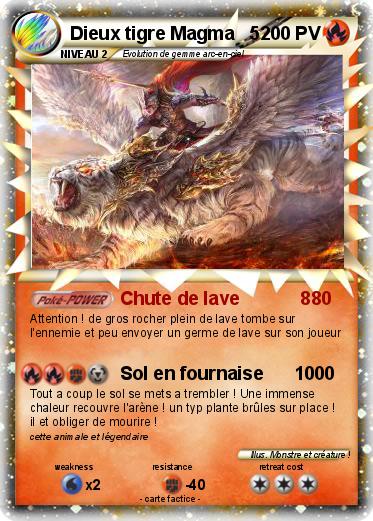 Pokemon Dieux tigre Magma   5