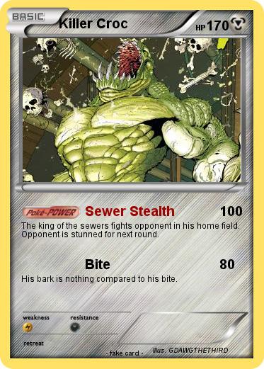 Pokemon Killer Croc