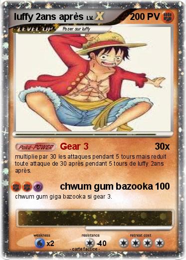 Pokemon luffy 2ans après