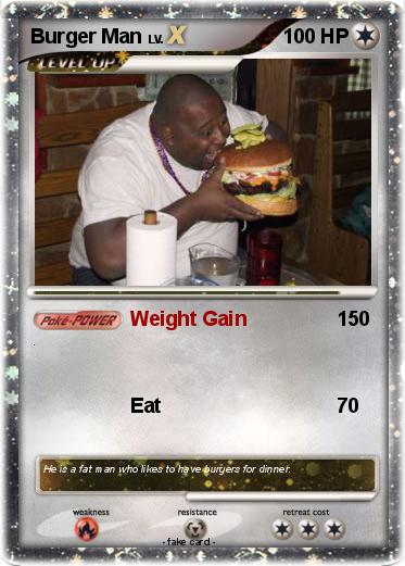 Pokemon Burger Man