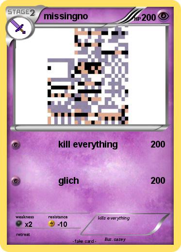 Pokemon missingno