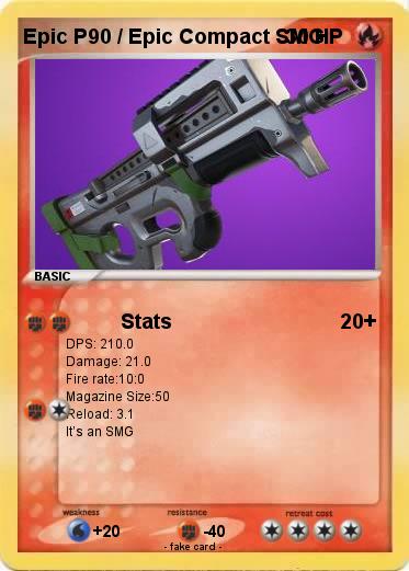 Pokemon Epic P90 / Epic Compact SMG