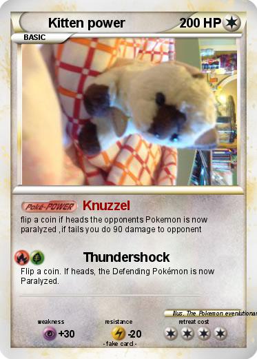 Pokemon Kitten power