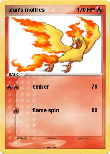 Pokemon alan's moltres