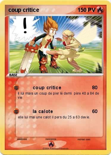 Pokemon coup critice