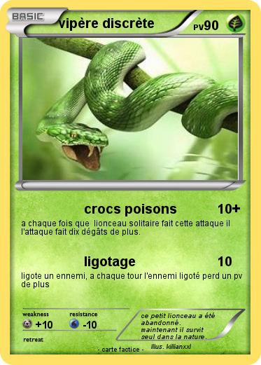 Pokemon vipère discrète