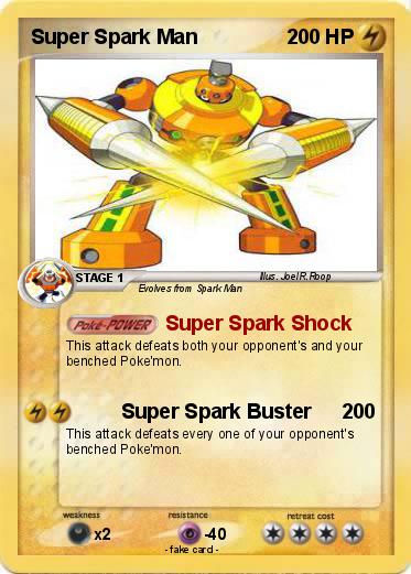 Pokemon Super Spark Man