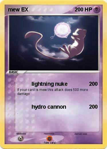 Pokemon mew EX