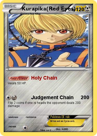 Pokemon Kurapika(Red Eyes)