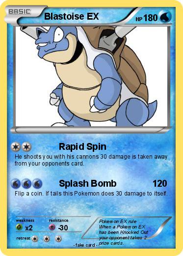 Pokemon Blastoise EX