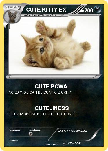 Pokemon CUTE KITTY EX