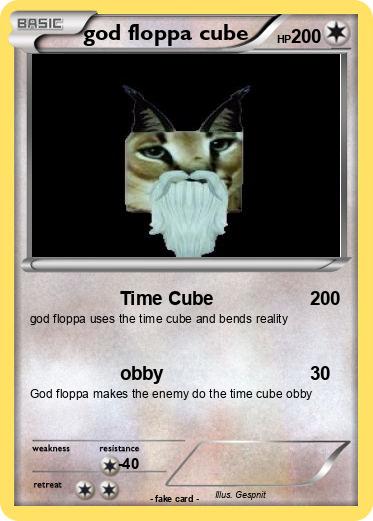 Pokemon god floppa cube
