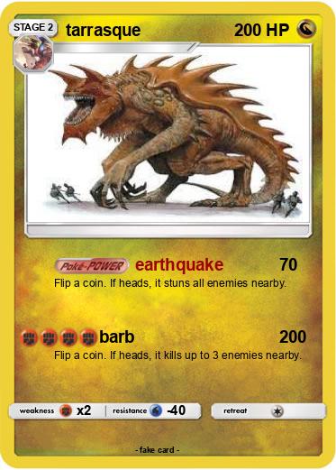 Pokemon tarrasque