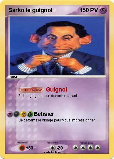 Pokemon Sarko le guignol