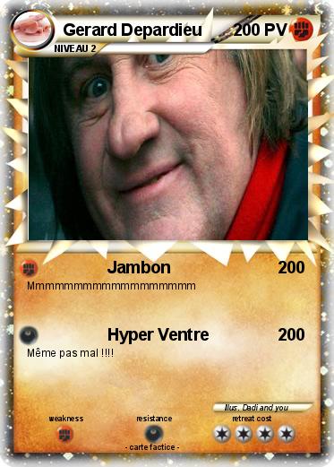 Pokemon Gerard Depardieu