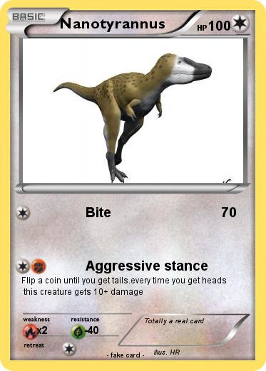 Pokemon Nanotyrannus