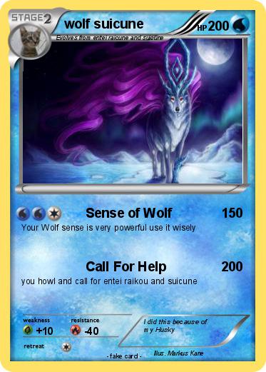 Pokemon wolf suicune