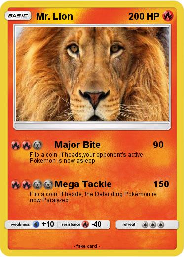 Pokemon Mr. Lion
