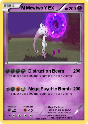 Pokemon M Mewtwo Y EX