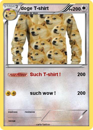 Pokemon doge T-shirt