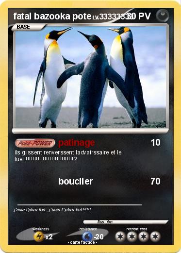 Pokemon fatal bazooka pote