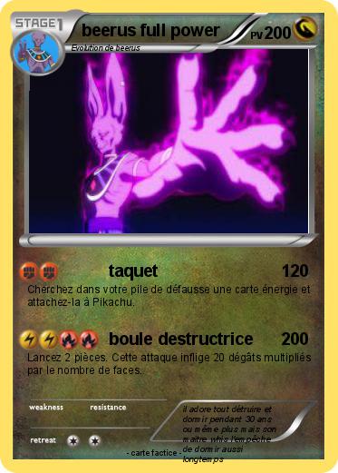 Pokemon beerus full power