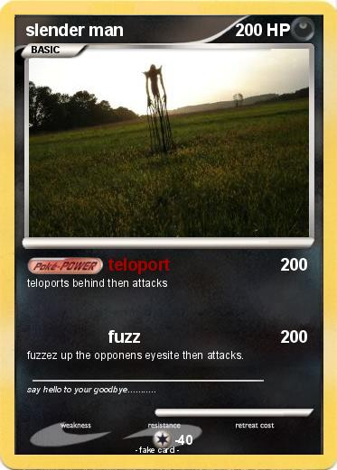 Pokemon slender man