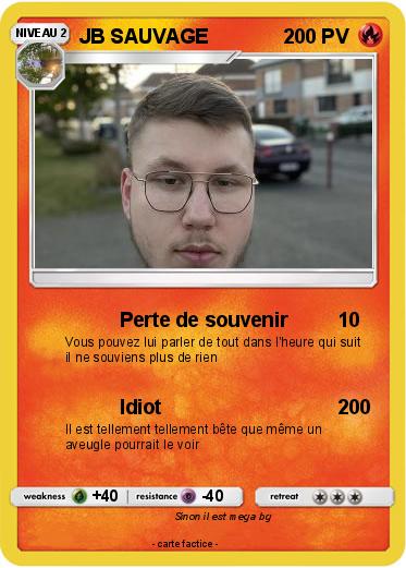 Pokemon JB SAUVAGE