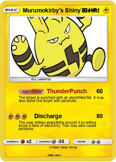 Pokemon Murumokirby's Shiny Elekid