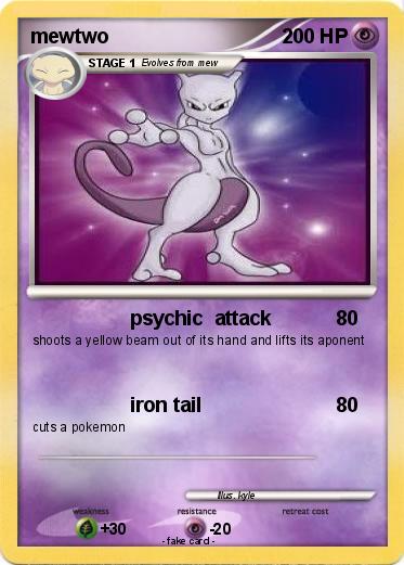 Pokemon mewtwo