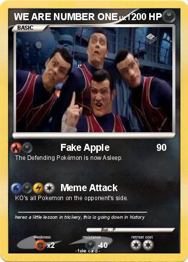 Pokemon WE ARE NUMBER ONE
