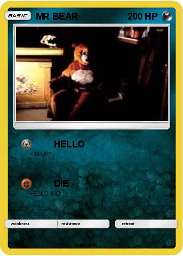 Pokemon MR BEAR