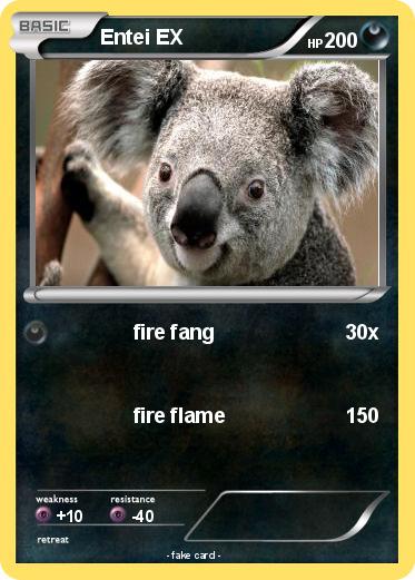 Pokemon Entei EX